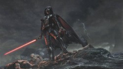 Star wars, Darth vader, Art, Rain laptop 1366×768 HD Background