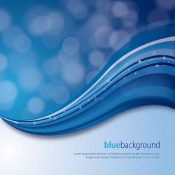 Magical Blue Background Vector