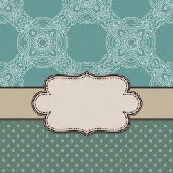 Ornament background with vintage frame vector