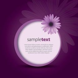 Purple Message Vector
