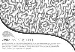 Retro Swirl Background Vector