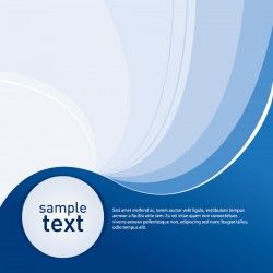 Sample Blue Background Vector