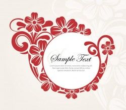 Stylish Flower Design Vector
