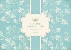 Vintage Floral Background Vector
