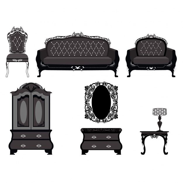 Vintage furniture collection
