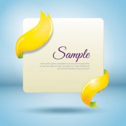 Yellow Ribbon Vector