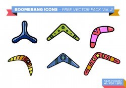 Boomerang Icons Free Vector Pack Vol. 2