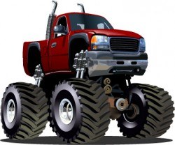 Cartoon sport utility vehicle vector 07