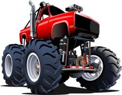 Cartoon sport utility vehicle vector 02