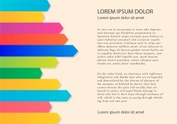 Colorful Text Temlplate Vector