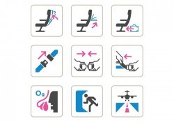 Free Aircraft Safety Vector Icons