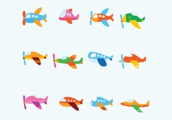 Free Fun Avion Vector