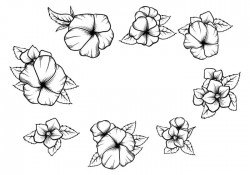 Free Hand Drawn Pansy Vector