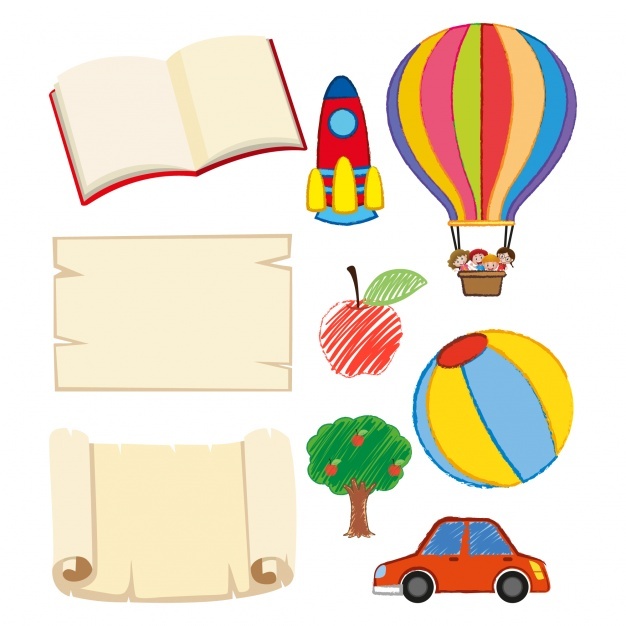 Hand drawn elements collection