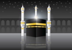 Makkah Al-Mukaram Vector Background