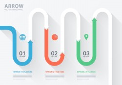 Modern Arrow Infographic Template
