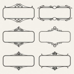 Ornamental frames collectio