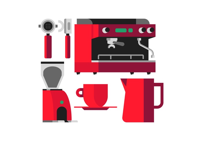 Vector Coffee Machine