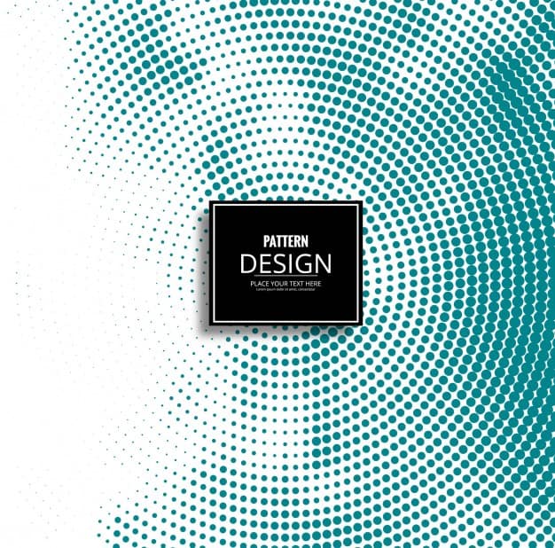 Abstract background design made of halftone dots