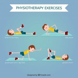 Physiotherapy exercise set
