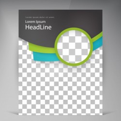 Abstract vector modern flyers brochure