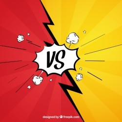 Background with comic design