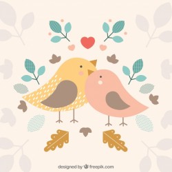 Birds background design