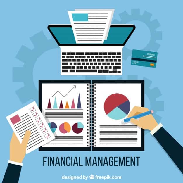Financial management background png