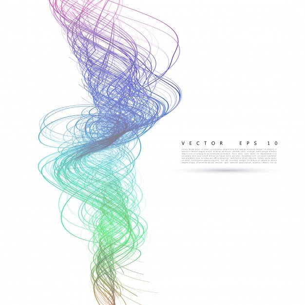 Vector abstract smoke background