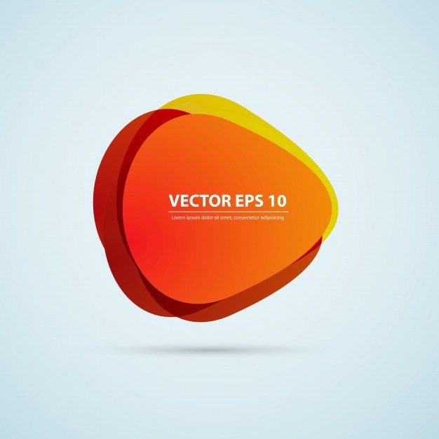 Vector color background abstract circles