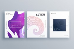 Creative brochure design template in A4 size minimal style