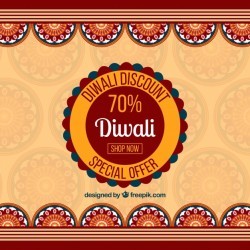 Diwali discount background