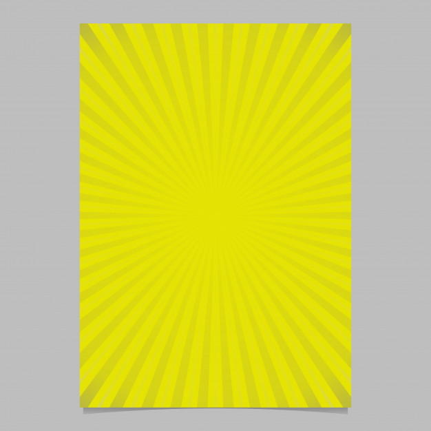 Geometric gradient abstract sun rays brochure cover template png