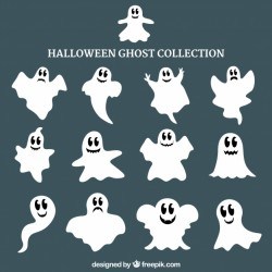 Halloween ghost collection