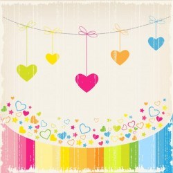 Love background with heart