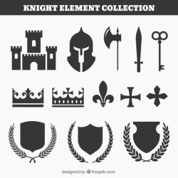 Medieval elements with modern style