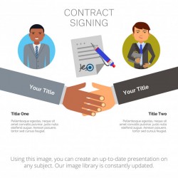 Business Infographics with Two Elements