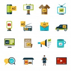 Advertising Icons Set