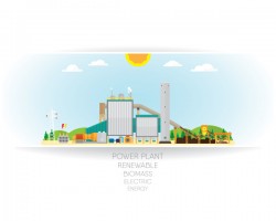 biomass energy white background