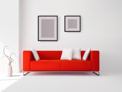 living room interior design vector 03