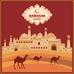 Ramadan mubarak background design vector 04