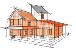 building draft blueprint sketch vector material 10