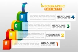 Business infographics template