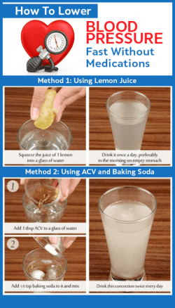 How To Lower Blood Pressure Fast Without Medications