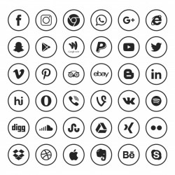 Social media icons