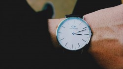 Wallpaper wrist watch