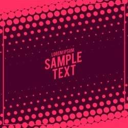 Abstract big halftone pattern design