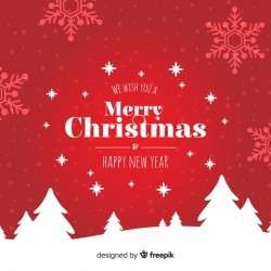 Lovely hand drawn christmas background