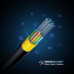 Fiber optic cable connecting concept