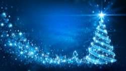 Dream magic christmas tree with xmas background vector 01